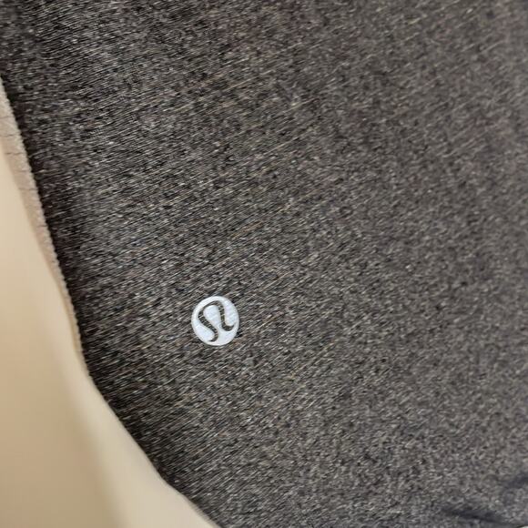 Lululemon grey striped racerback tank top - Picture 5 of 6